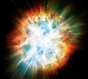 Illustration of a supernova 